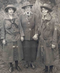 Center: Juliette "Daisy" Gordon Low-The founder of Girl Scouts in America