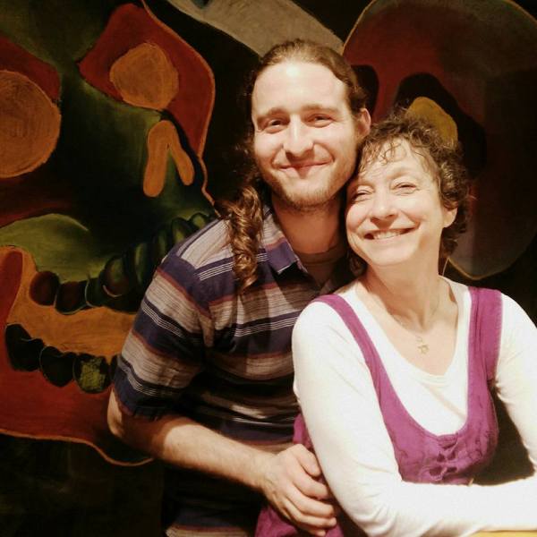 Enjoying some family time with my youngest son.