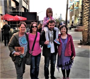 L-R Grandma Dru, Jaimi, Travis with Olive and Bubbie Rochelle